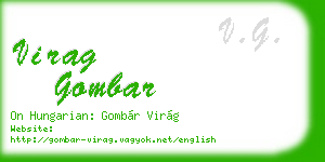 virag gombar business card