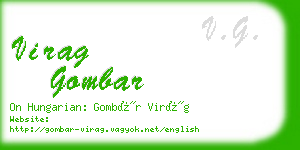 virag gombar business card